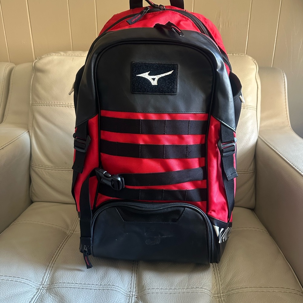 Mizuno Red and Black Men's Backpack